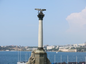 Monument to the scuttled ships of the Russian Navy during the Crimean War