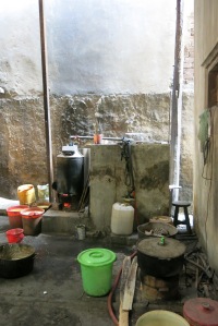 Home still for brewing "glutinous" (rice) wine in Hoi An, Vietnam